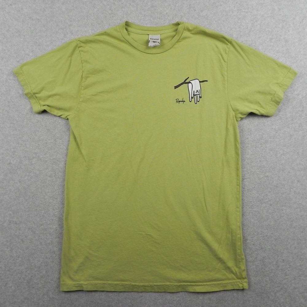 RipNDip T-Shirt Mens Large Salvador Dali Cat Crew Neck Graphic Tee Short Sleeve
